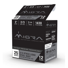 MIGRA STAXD STEEL 12GA 3 1.25OZ #2-3 25/10