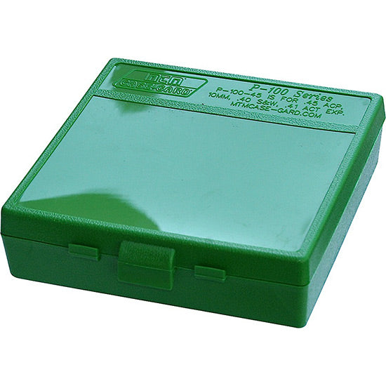 MTM PISTOL FLIPTOP 100RD BOX 45ACP GRN