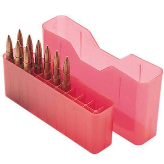 MTM RIFLE SLIP TOP 20RD CLEAR RED 26430-06