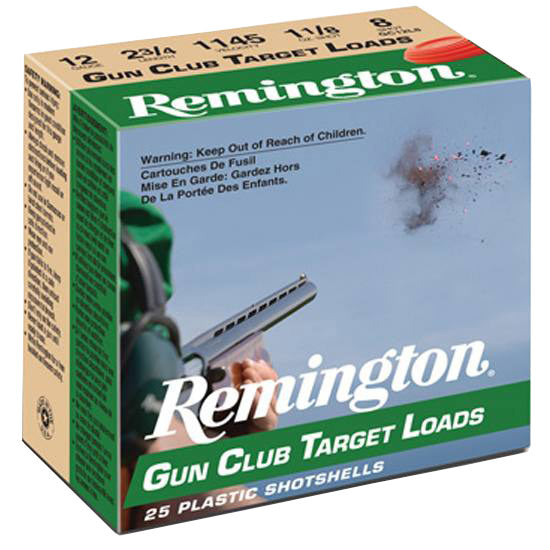 GUN CLUB 12GA 2.75 1 1/8OZ #8 1200FPS 25/10