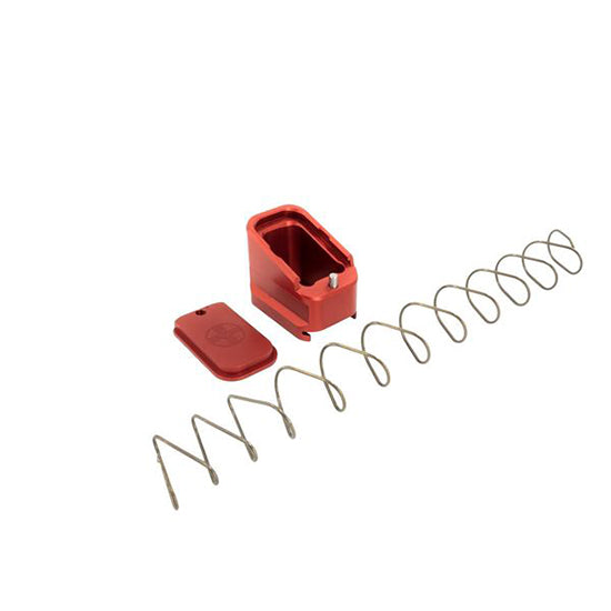 SHIELD ARMS GLOCK 17/22 +5/4 MAG EXTENSION RED