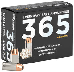 SIG AMMO 380ACP 90GR ELITE V-CROWN JHP 20/10
