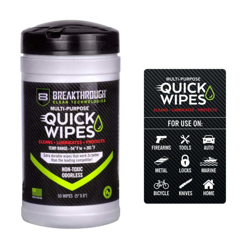 Breakthrough Clean Technologies Multi-Purpose CLP Quick Wipes 5