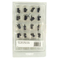 XS Sights R3D Night Sights Set for Glock 42/43/43x/48 Green Bulk 20/ct