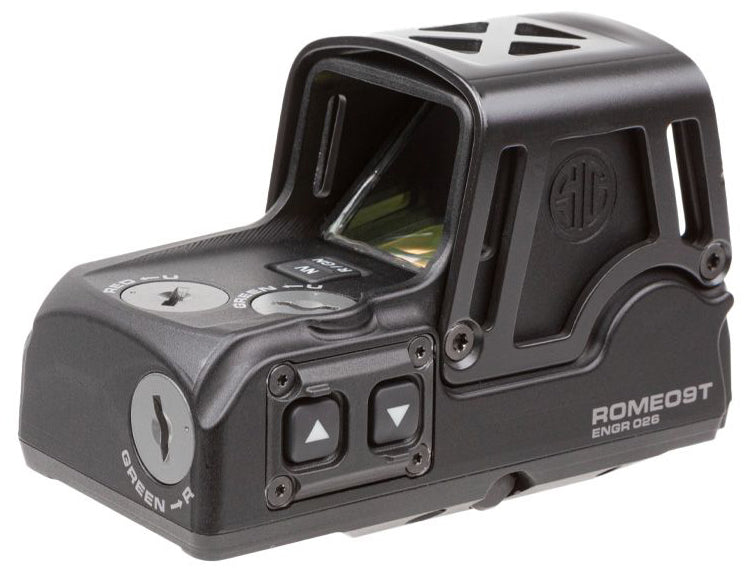 SIG Sauer ROMEO9T Dual Red/Green Dot Sight, Titanium Shroud, Black
