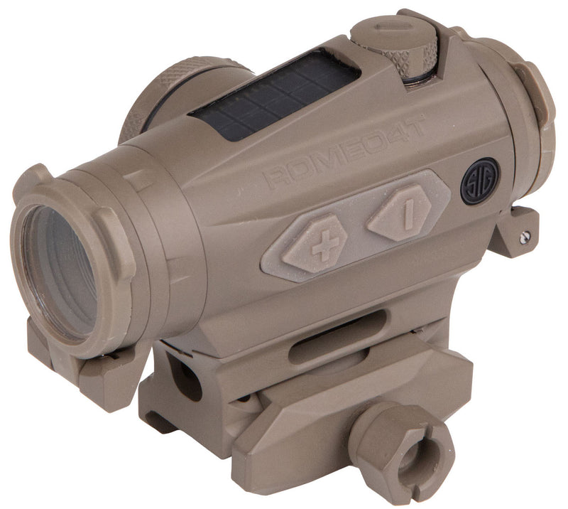 SIG Sauer Romeo4T Red Dot — Circle-Dot, Solar + Battery, FDE
