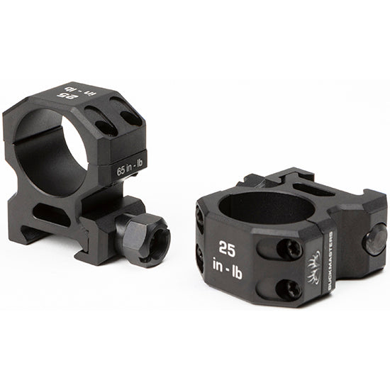 SIG BUCKMASTERS RING SET 1IN LOW ALUMINUM BLK