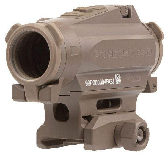 SIG Sauer ROMEO4T-PRO 1x20 Red Dot Sight, Ballistic Circle Dot, FDE