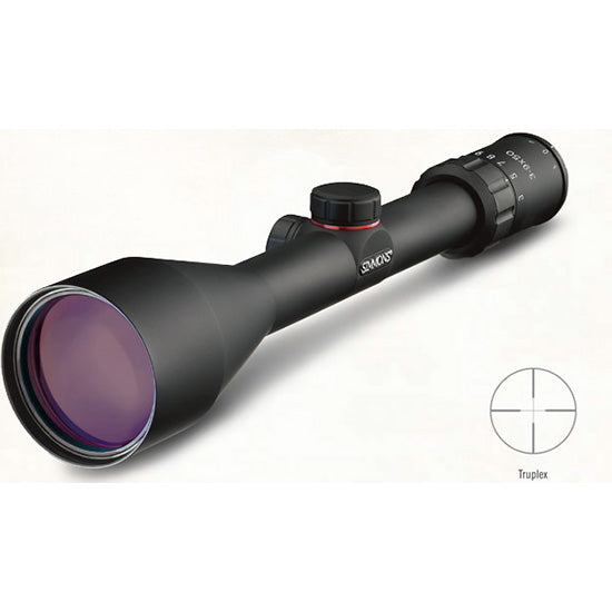 SIM 6-18X50 8 POINT BLK RIFLESCOPE TRUPLEX