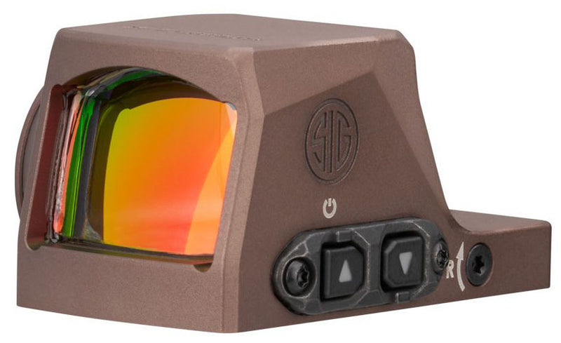 SIG Sauer ROMEO-X Enclosed Pro Pistol Red Dot — Circle Dot, FDE