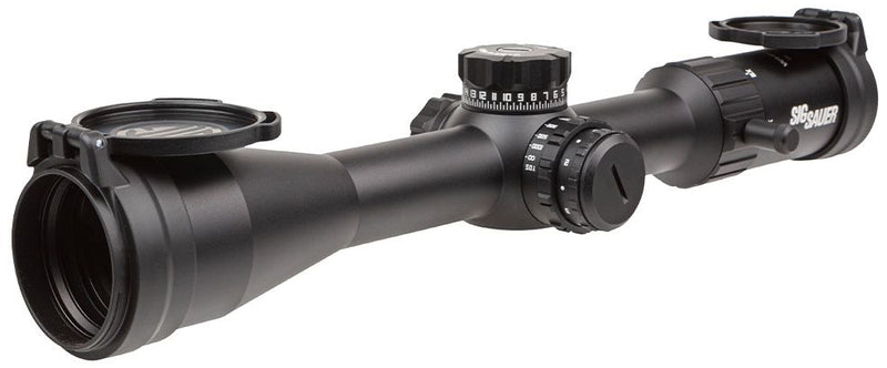 SIG Sauer WHISKEY4 4-16x44mm 30mm FFP Riflescope, MOA Milling Hunter 2.0