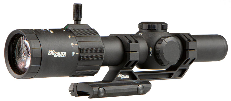 SIG Sauer TANGO-MSR 1-6x24 Riflescope — 30mm FFP, BDC6 Reticle, Black