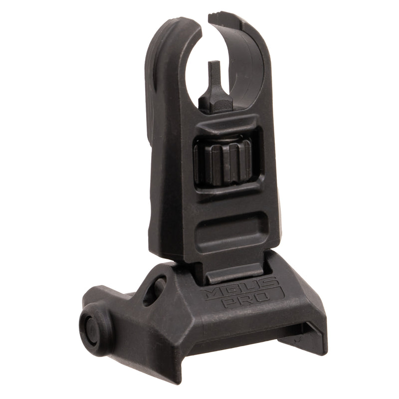 Magpul MBUS Pro Hooded Front Sight — Black, All Steel, QPQ Finish