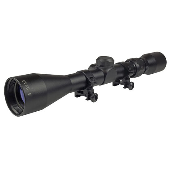 TruGlo Buckline 3-9x40 Riflescope — BDC Reticle, Matte Black