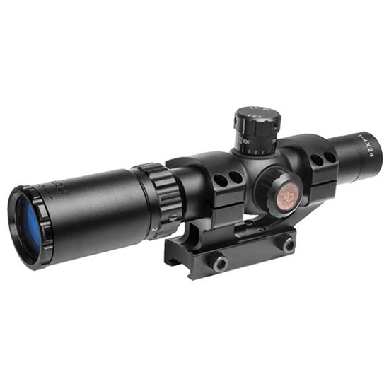 TruGlo Tru-Brite 30 Tactical 1-4x24 Riflescope — 30mm, .223/.308 BDC Turrets
