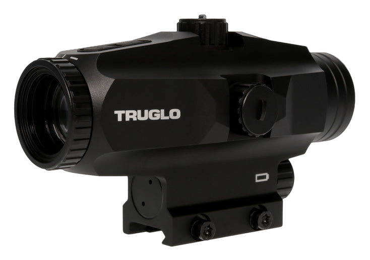 TRUGLO 3x Prism Sight - 6 MOA CQB Circle-Dot Reticle, Black