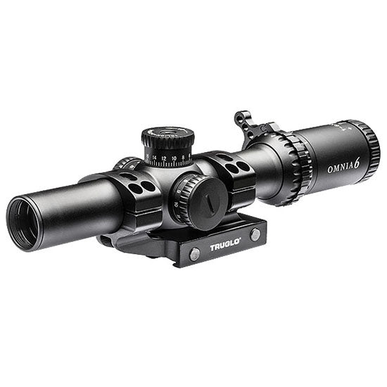 TruGlo Omnia 1-6x24 Riflescope — 30mm, Illuminated APTR Reticle, APTUS-M1 Mount