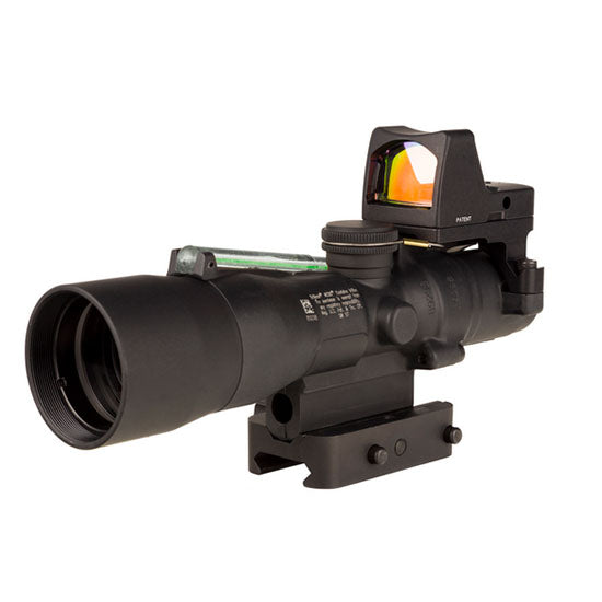 Trijicon Compact ACOG 3x30 Scope — Green Horseshoe Dot Reticle, Q-LOC Mount