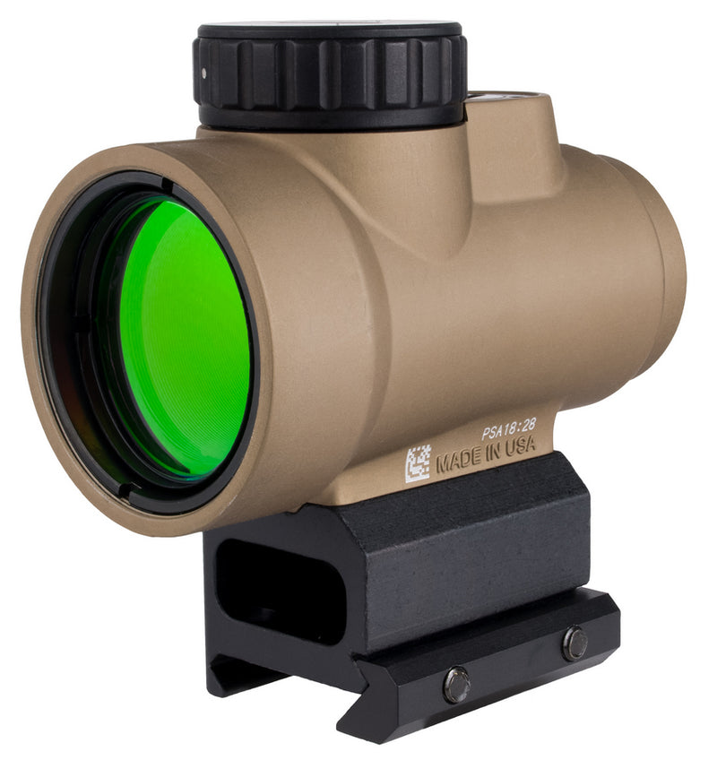 Trijicon MRO SD 1x25 Green Dot Sight — 2 MOA, Coyote Brown, Full Co-Witness Mount