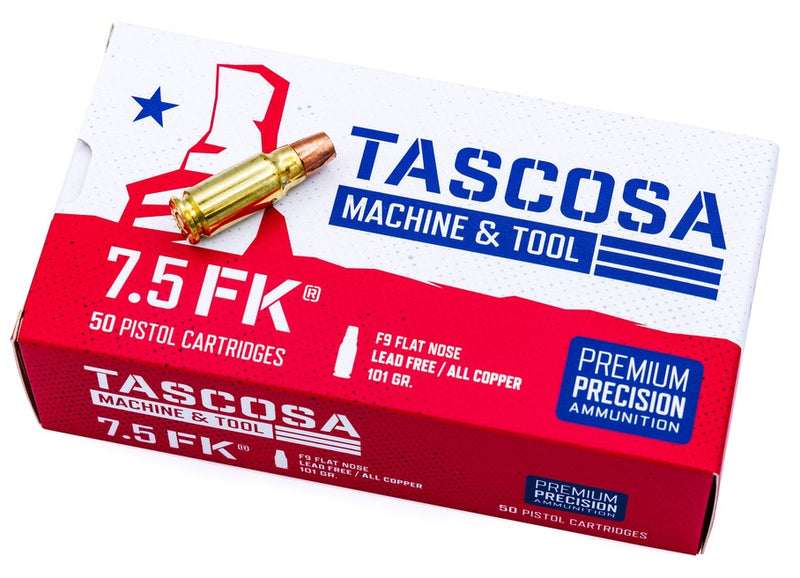 TAS TMT AMMO F9 7.5FK 101GR FLAT NOSE 50RD