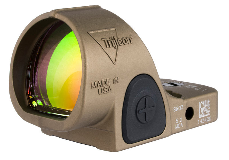 Trijicon SRO 5.0 MOA Adjustable LED Red Dot Sight - Coyote Brown