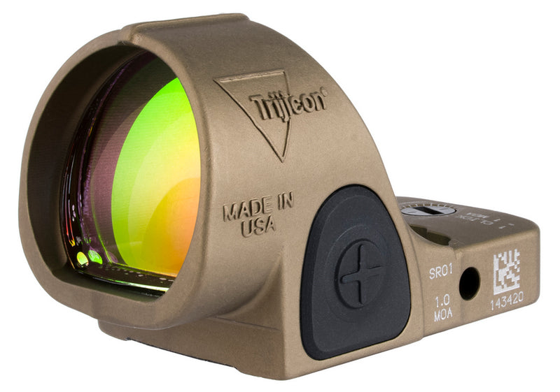 Trijicon SRO 1 MOA Red Dot Sight — Adjustable LED, Coyote Brown