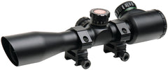 TruGlo 4x32 Tactical Riflescope — Dual-Color Illuminated Reticle, Rings Included