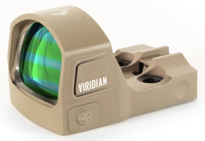 Viridian RFX15 1x17 Micro Green Dot Sight — FDE, Shield Footprint