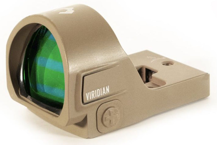 Viridian RFX35 1x22 Green Dot Sight - 3 MOA, RMR Footprint, FDE