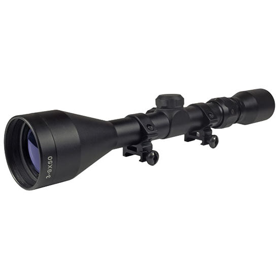 TruGlo Buckline 3-9x50 Riflescope — Black, BDC Reticle