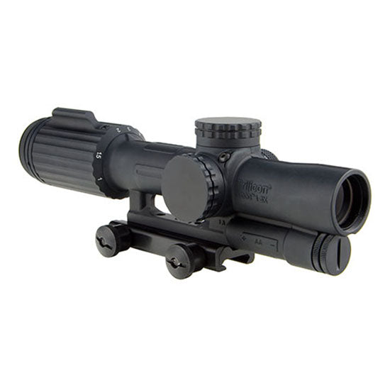 Trijicon VCOG 1-6x24 Riflescope — Red Horseshoe Dot Reticle, .308 175gr BDC, Thumbscrew Mount