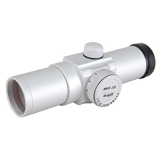 UltraDot 30mm Red Dot Sight — 4 MOA Dot, Silver Satin Finish