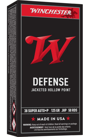 WIN DEFENSE 38SUP 125GR JHP 50/10