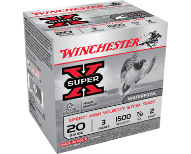 WIN XPERT WATERFOWL 20GA 3 7/8OZ #2 25/10