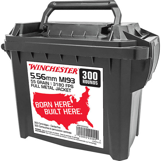 WIN LC 5.56MM M193 55GR FMJ BULK CAN 300/3