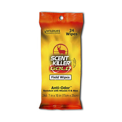 WR SCENT KILLER GOLD FIELD WIPES 24/PK