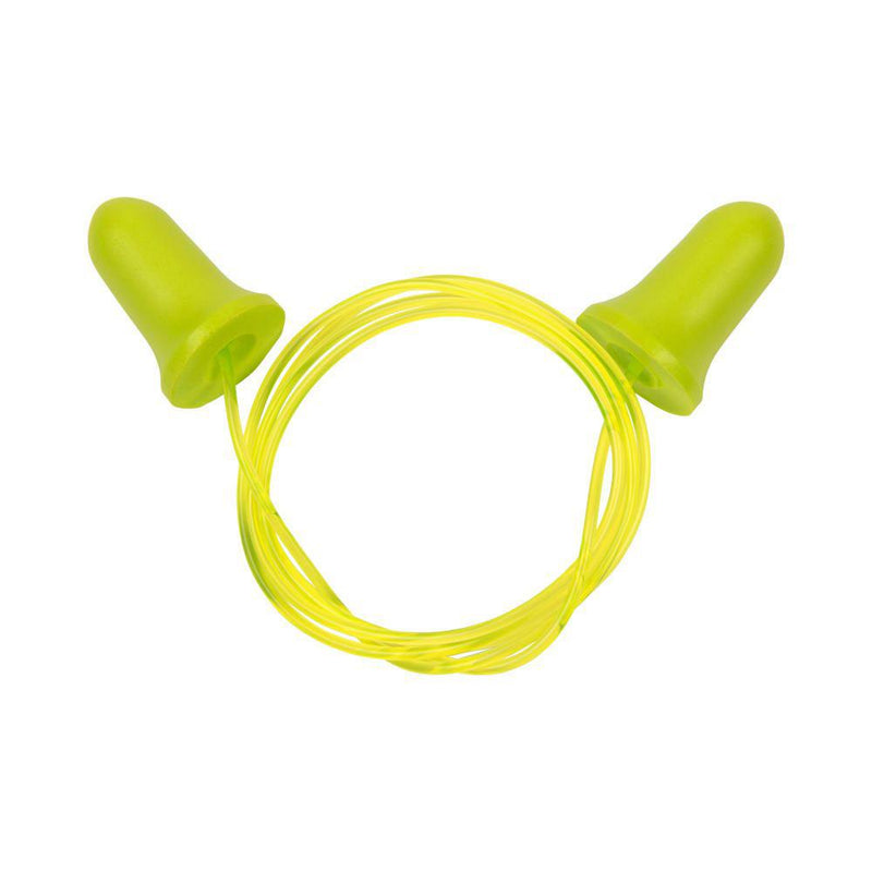 Allen ULTRX Tethered Tapered Passive Foam Ear Plugs 32dB Lime 5 Pairs