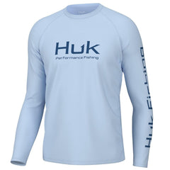 Huk Vented Pursuit Long Sleeve Shirt Ice Water XL