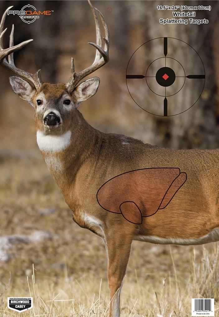 Birchwood Casey Pregame Targets - Deer 16.5
