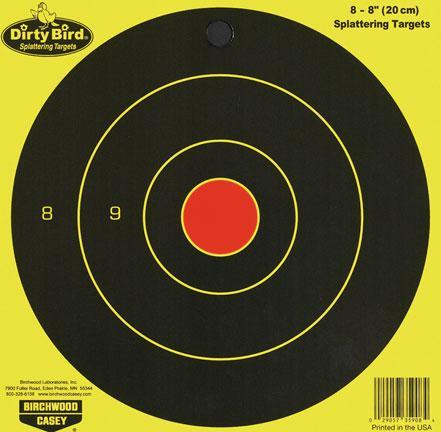 Birchwood Casey Dirty Bird Bulls-Eye Target - 8