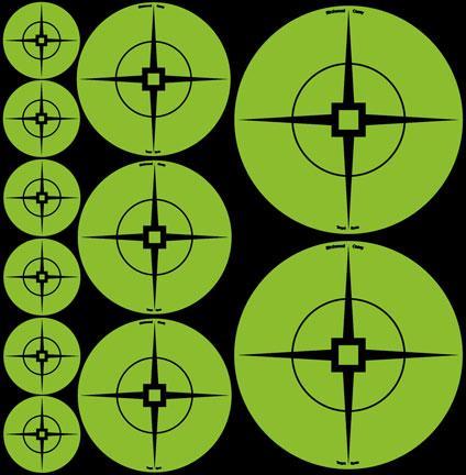 Birchwood Casey Targets Assorted Green Targets - 1-60