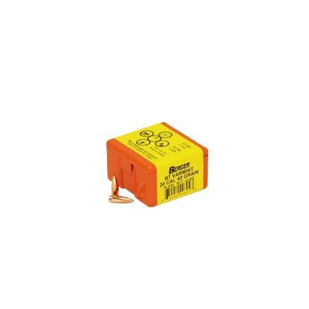 Berger Match Grade Varmint Bullets .20 cal .204