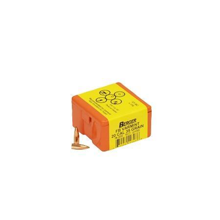 Berger Match Grade Varmint Bullets .20 cal .204