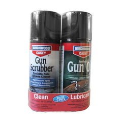 Birchwood Casey Gun Scrubber & Synthetic Gun Oil-10oz Aerosol  2-Pack