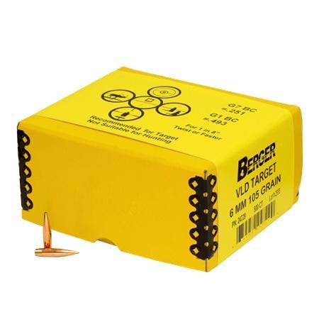 Berger Match Grade Target Bullets 6mm .243