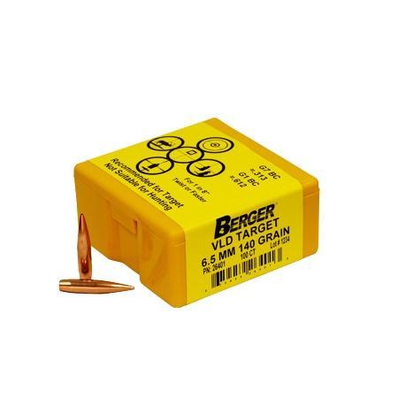 Berger Match Grade Target Bullets 6.5mm .264