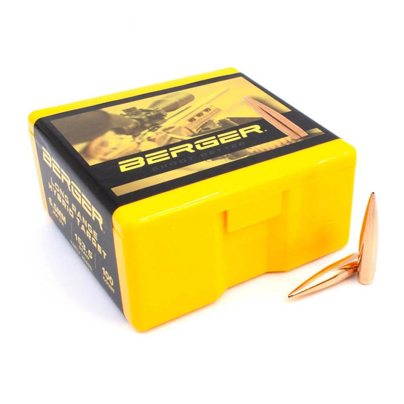 Berger Long Range Hybrid Target Rifle Bullets 6.5mm .264