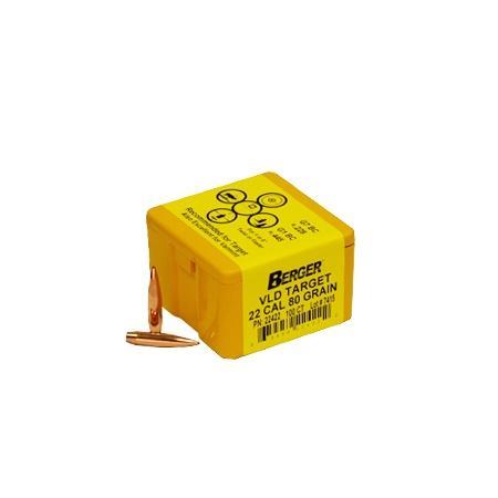 Berger Match Grade Target Bullets .22 cal .224