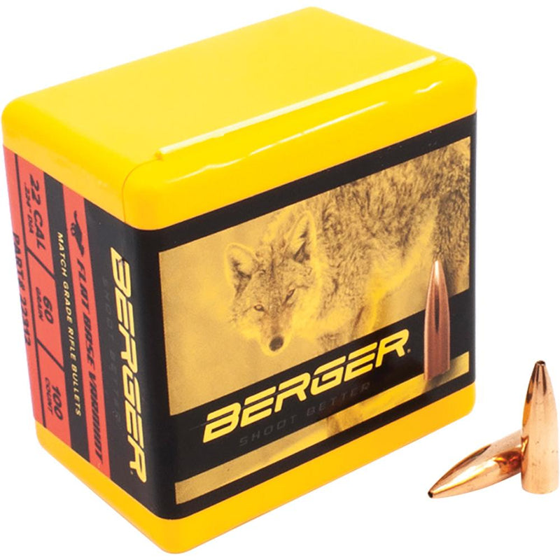 Berger Match Grade Varmint Bullets .22 cal .224