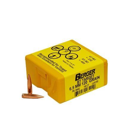 Berger Match Grade Target Bullets 6.5mm .264